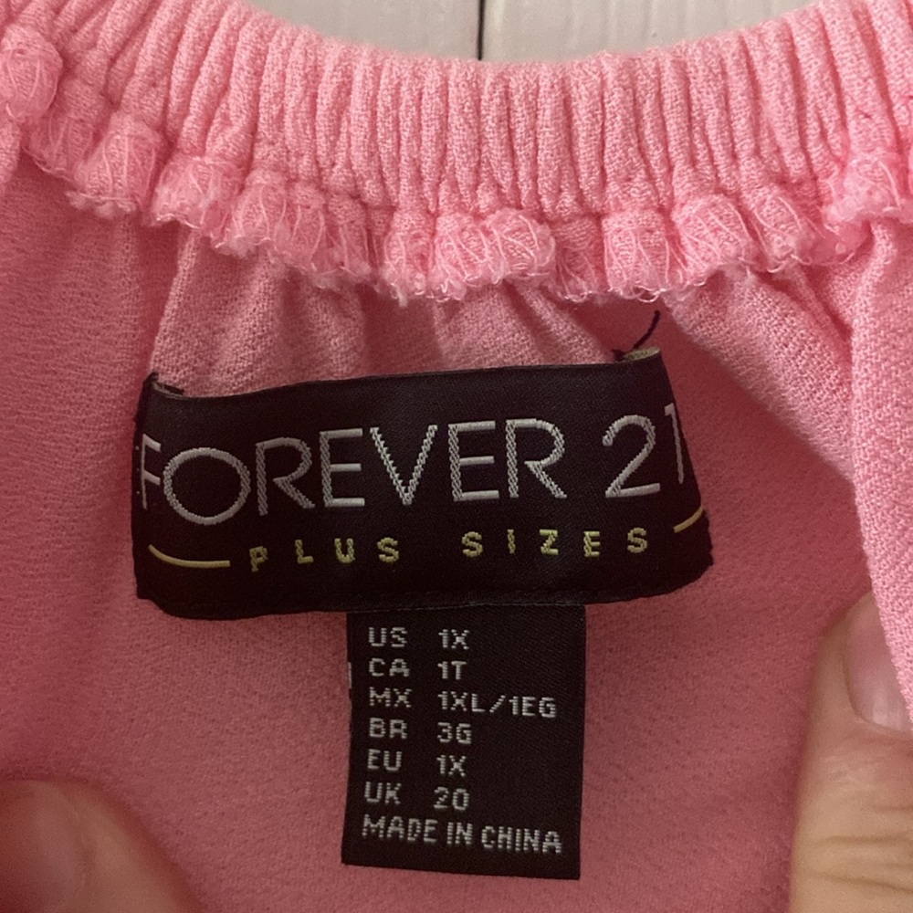 Forever 21 Pompom Detail Off Shoulder Top - Picture 2 of 4
